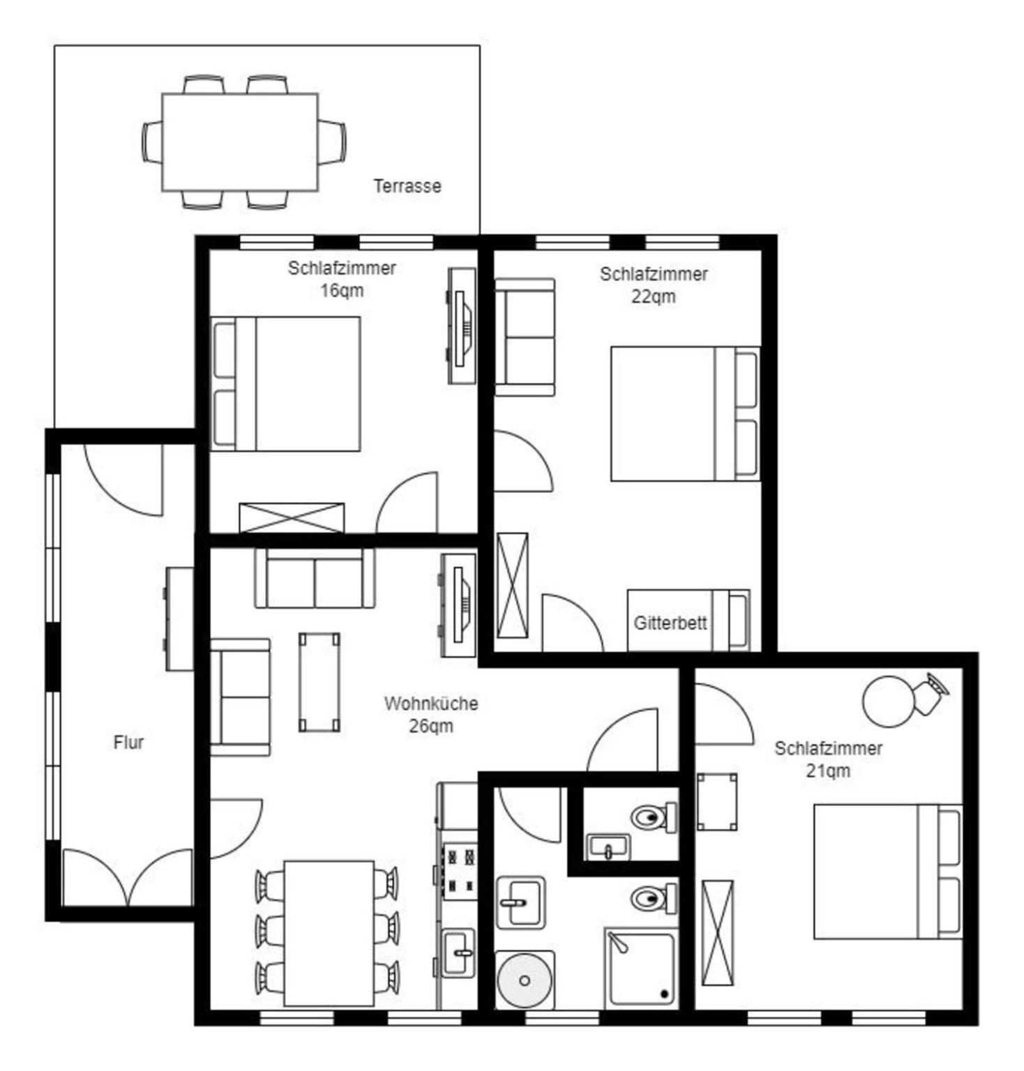 Ferienwohnung Biethahn - Gaarden Brodersby-Goltoft Buitenkant foto